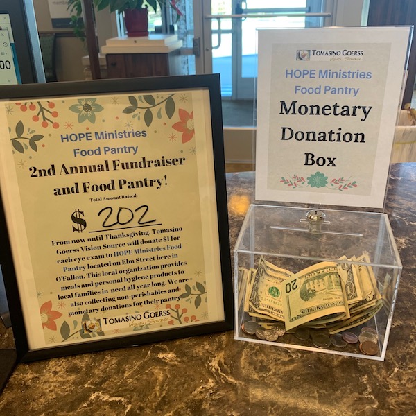 Image of HOPE Ministries Monetary donation bucket 