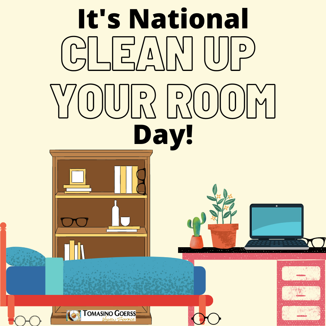 National Clean Up Your Room Day infographic
