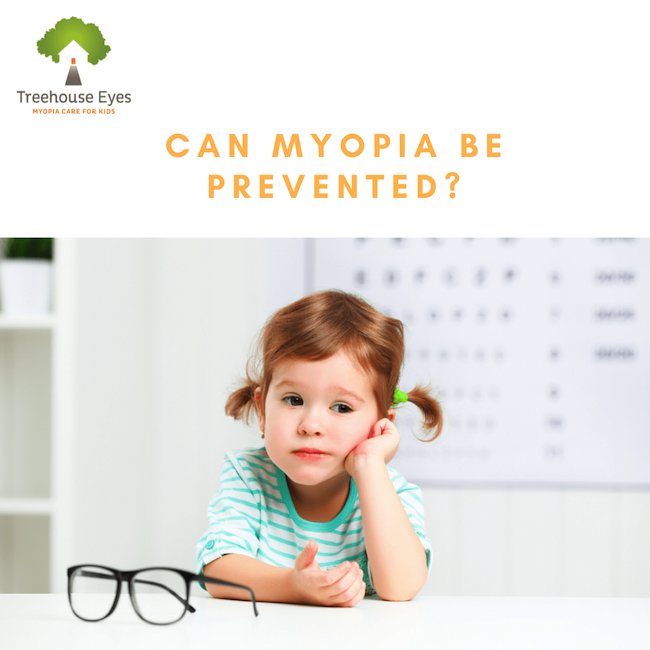 Can myopia be prevented infographic 