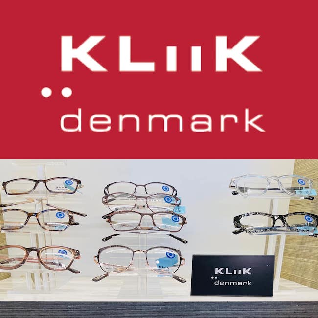 KLiik logo above display